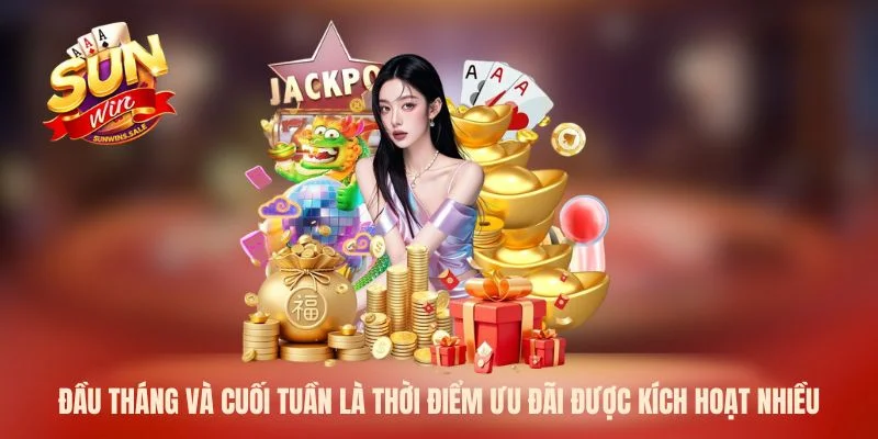 Đầu tháng và cuối tuần là thời điểm ưu đãi được kích hoạt nhiều
